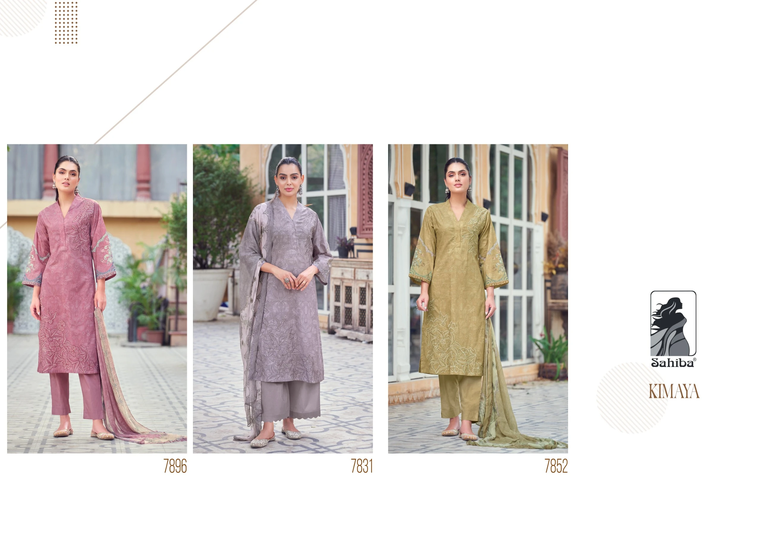 Sahiba Kimaya Pure Cotton Lawn Wholesale Fancy Salwar Suit Catalog — Wholesale Salwar Suits, MPA wholesale from Surat — view 4